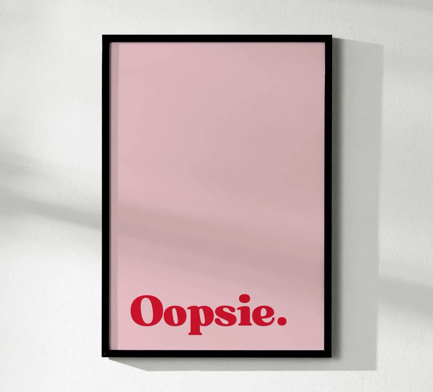 Oopsie poster de PurePeachStudio
