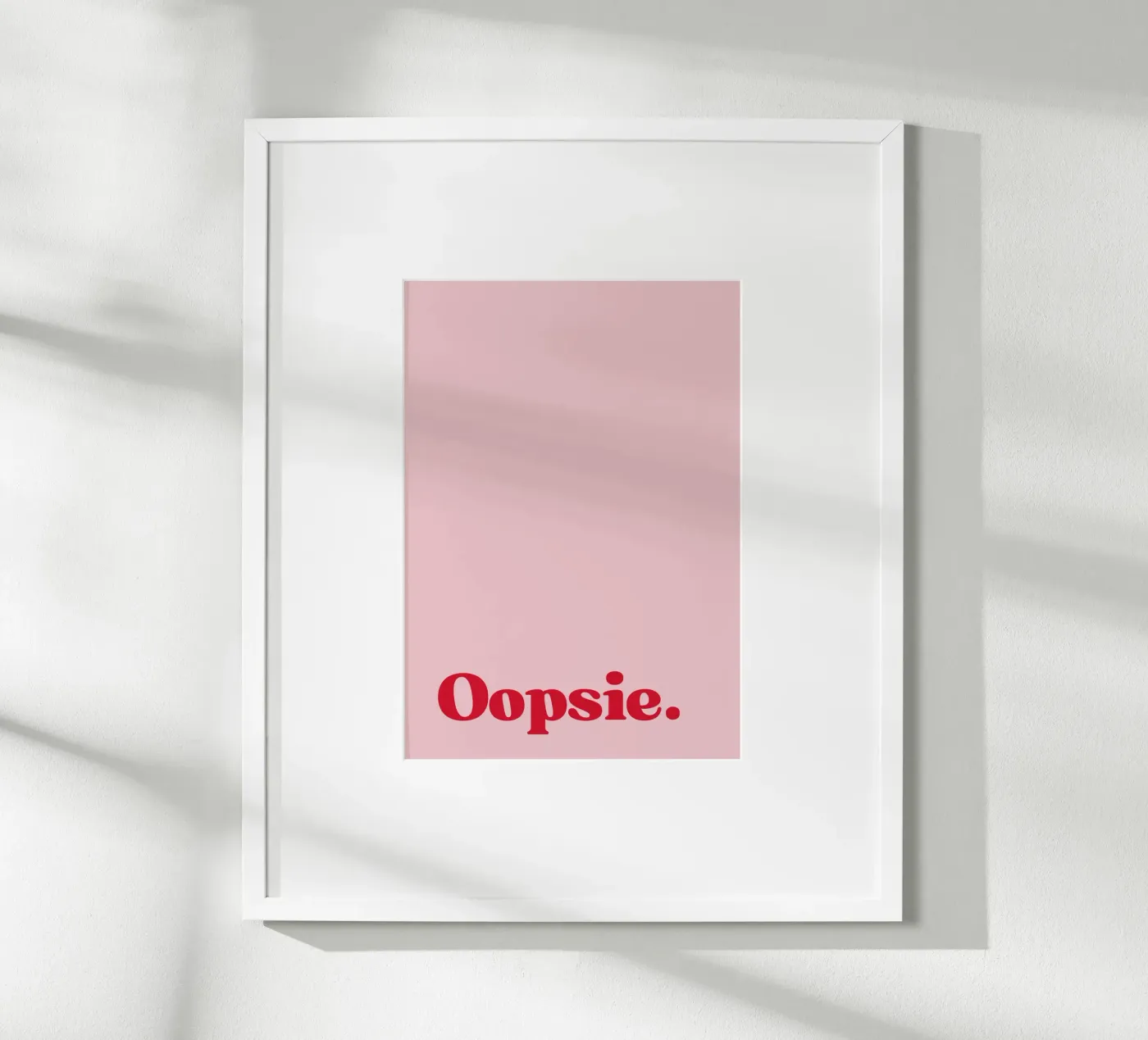 Oopsie poster de PurePeachStudio