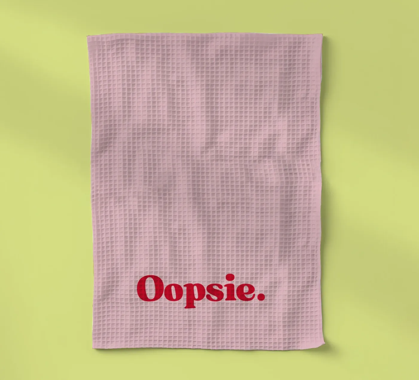 Oopsie torchon de PurePeachStudio