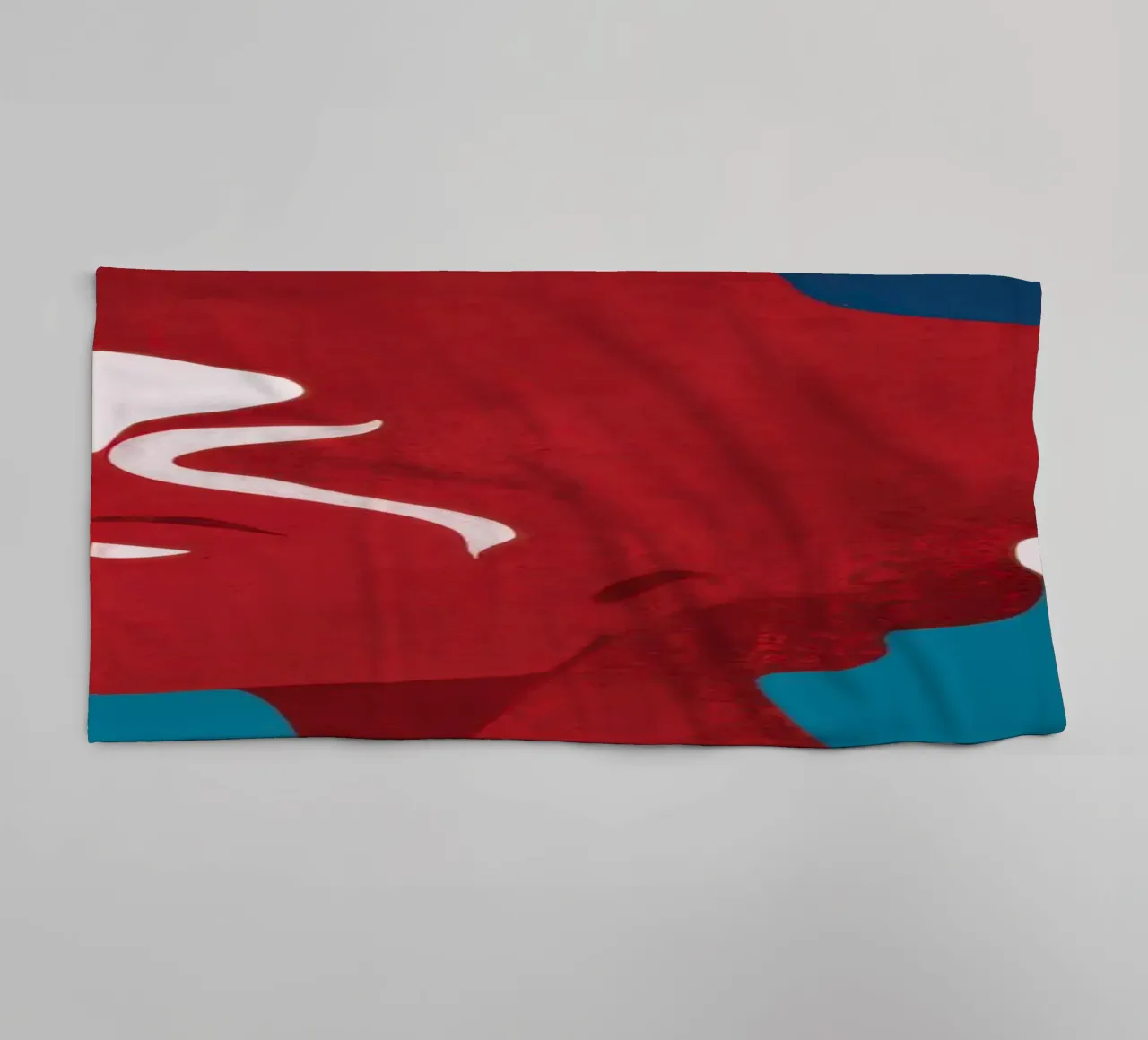 Abstract Harmony Forms towel by Katarsis Mann