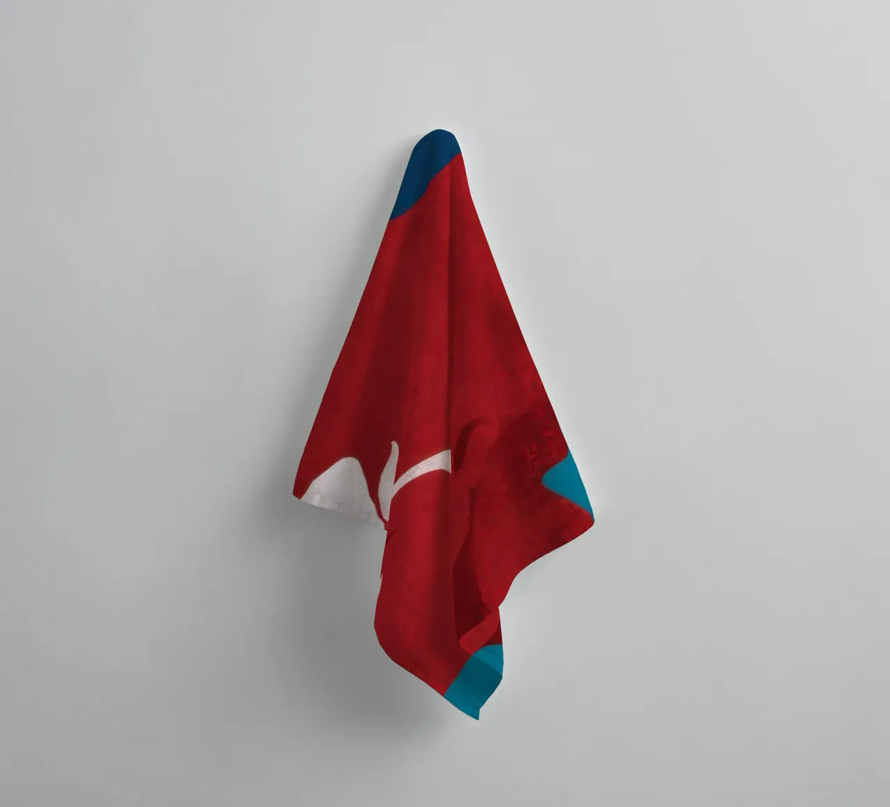Abstract Harmony Forms towel by Katarsis Mann