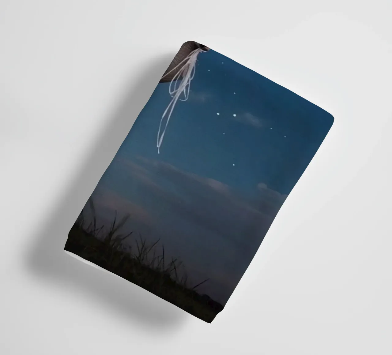 Elefante carino con palloncini in mano di notte asciugamano da bagno da DesignDoodle