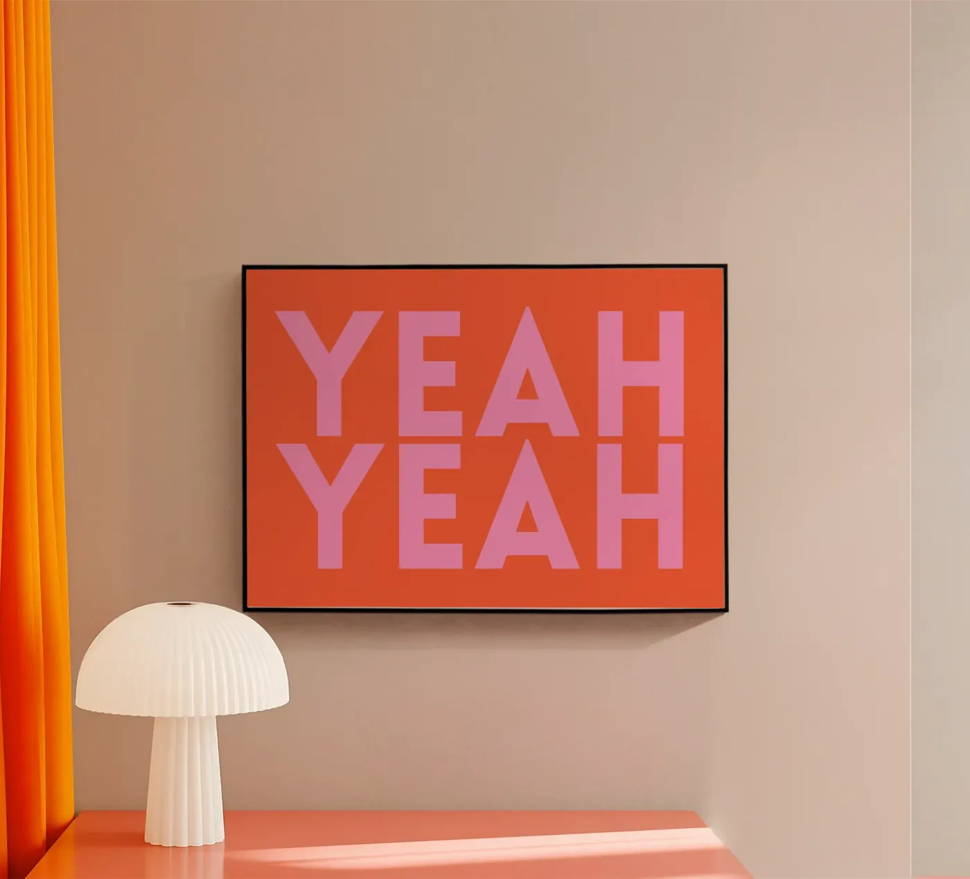 yeah yeah plexiglas de PurePeachStudio