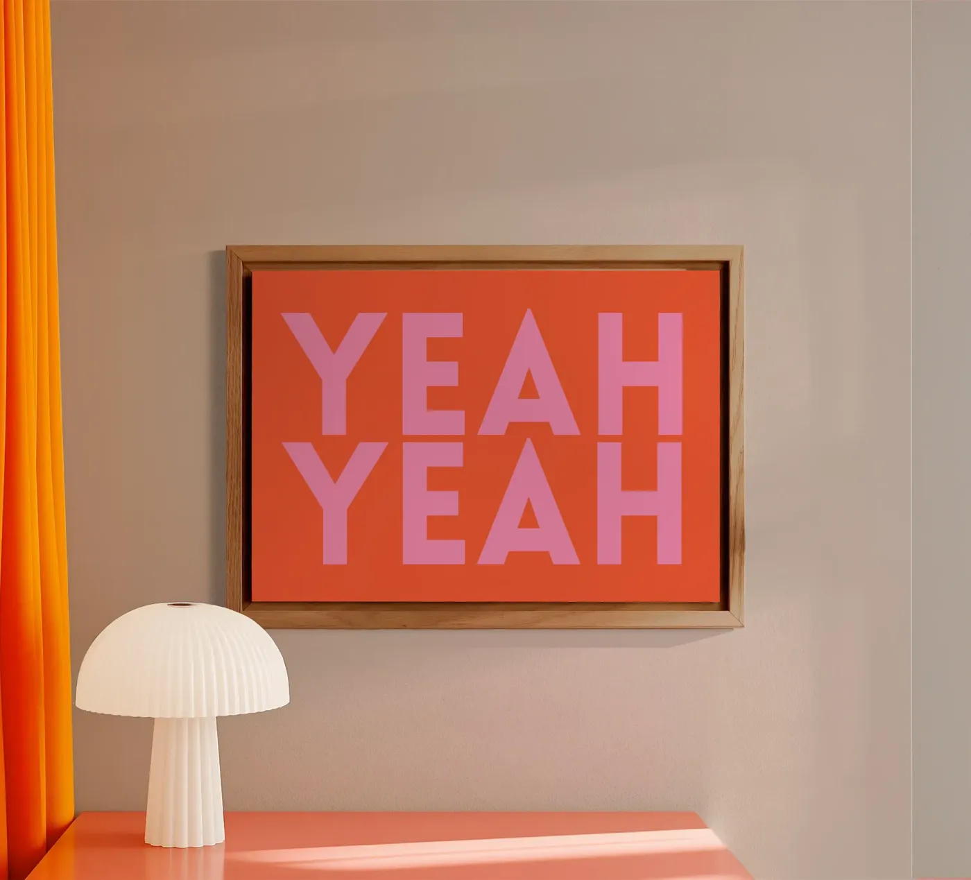 yeah yeah alluminio dibond da PurePeachStudio