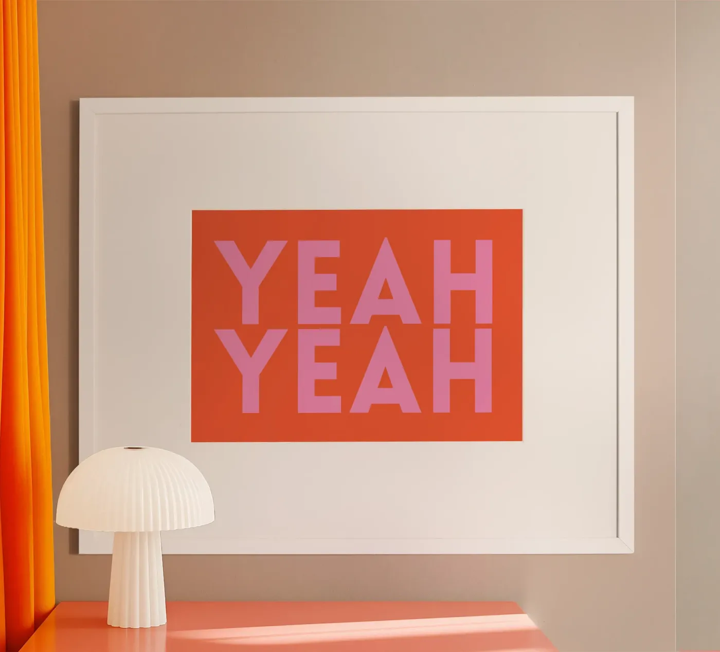yeah yeah poster by PurePeachStudio