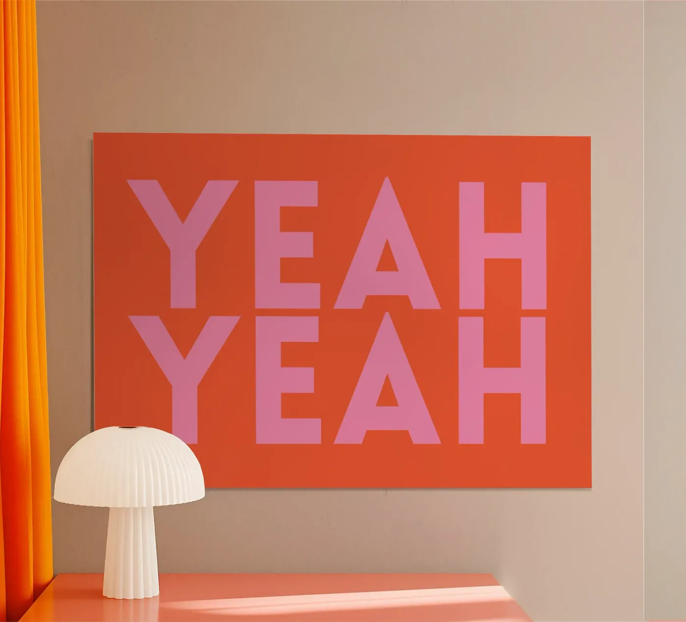 yeah yeah poster by PurePeachStudio