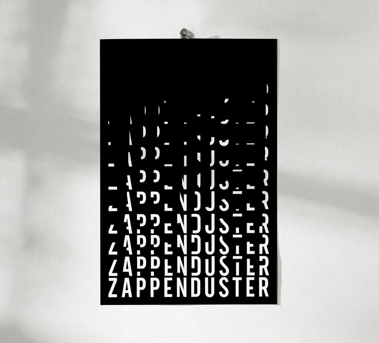 Zappenduster poster da PurePeachStudio