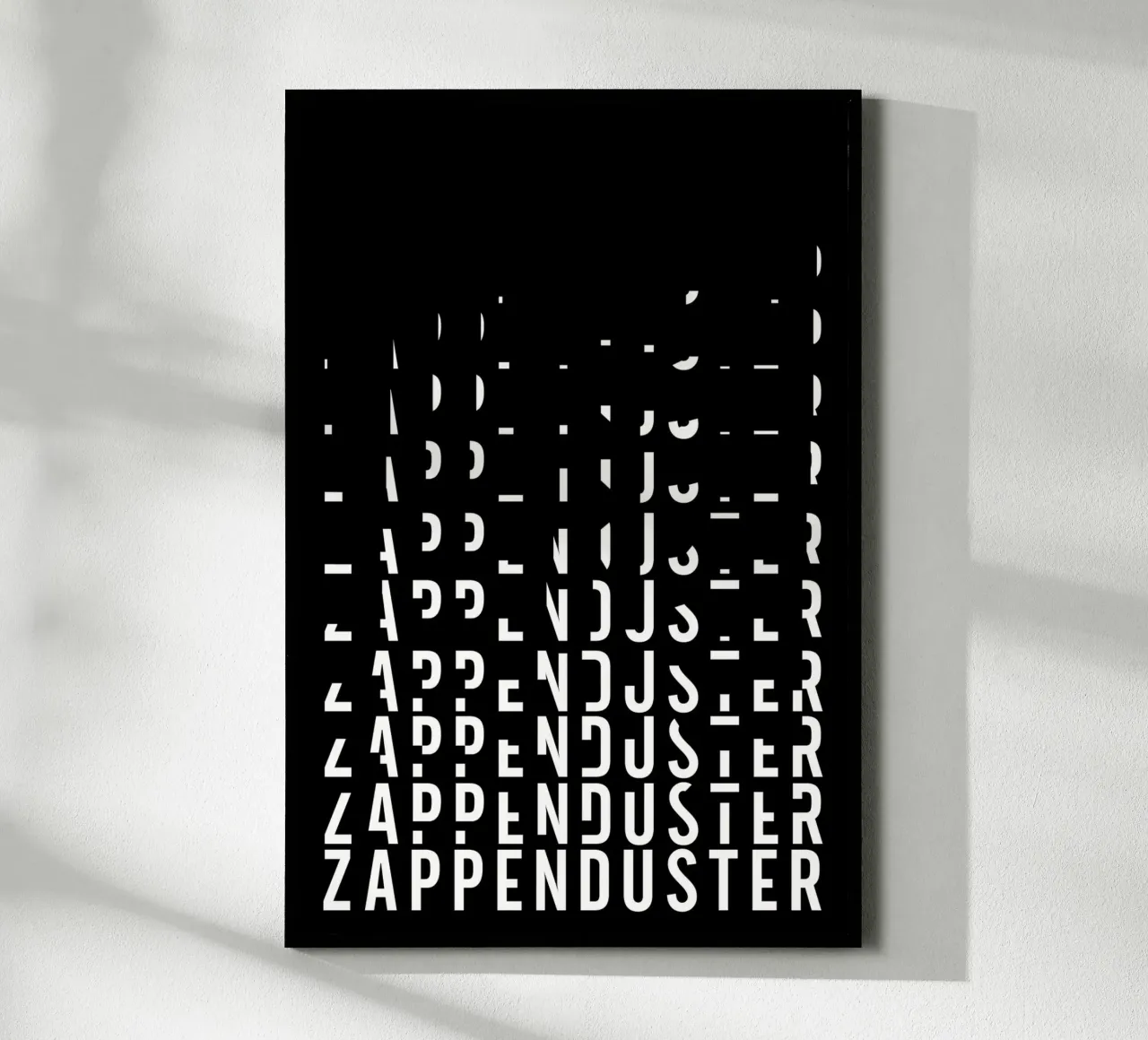 Zappenduster poster da PurePeachStudio