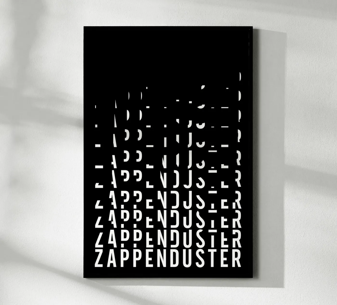 Zappenduster Poster von PurePeachStudio