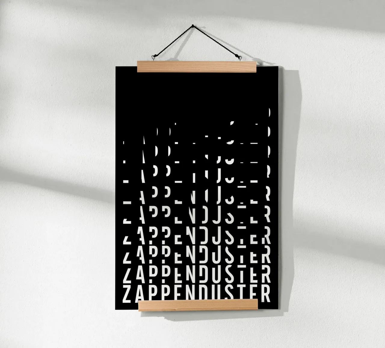 Zappenduster poster da PurePeachStudio