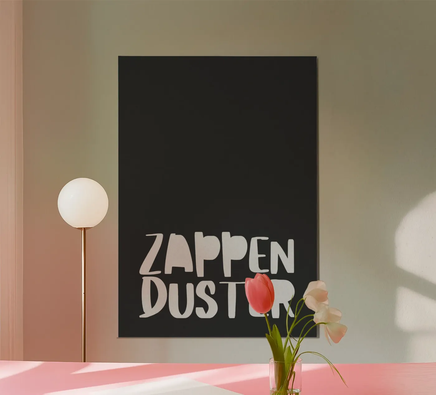 Zappenduster poster de PurePeachStudio