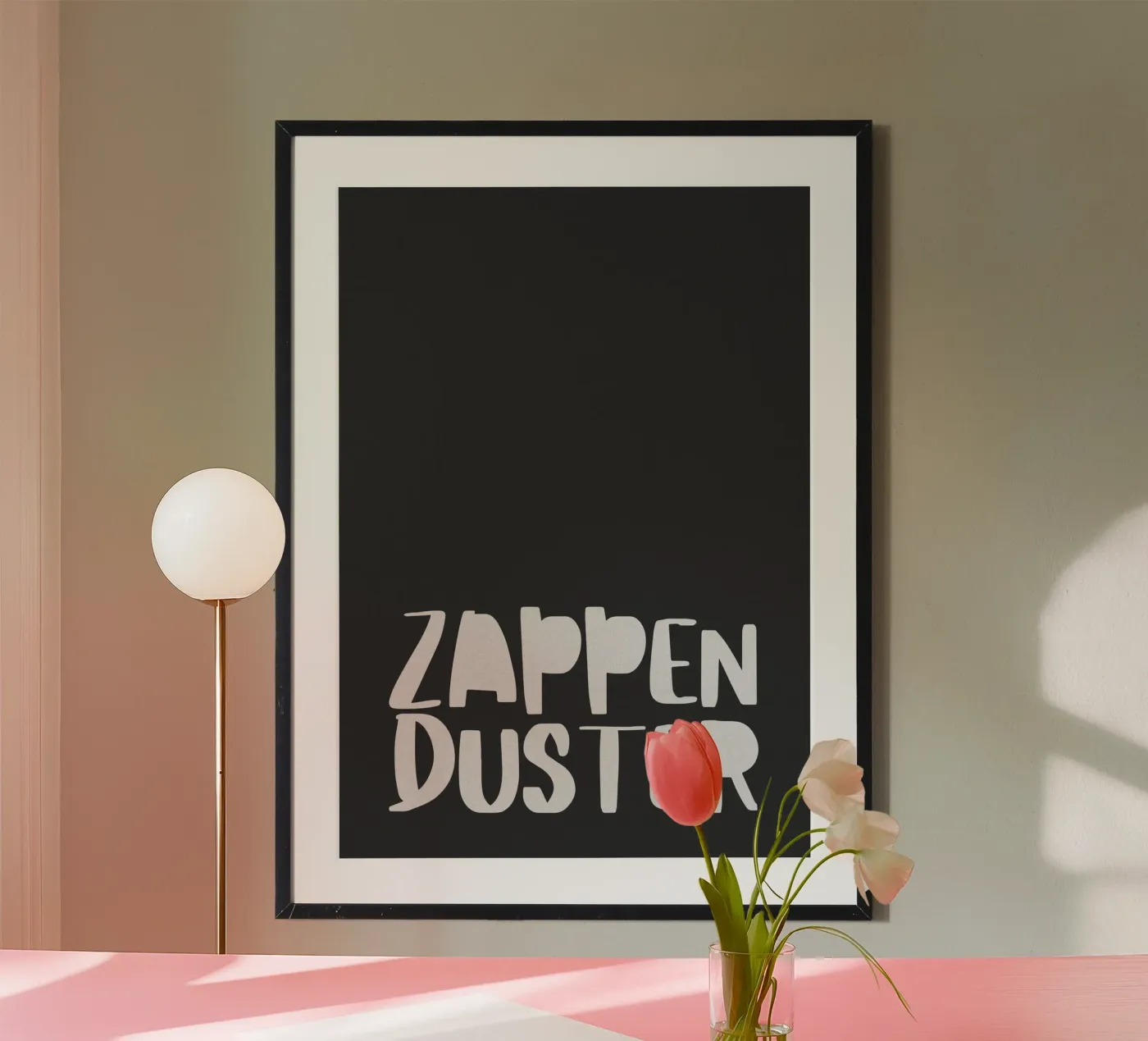 Zappenduster poster de PurePeachStudio