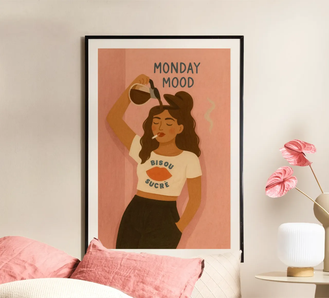 Monday Mood carta hahnemühle da PurePeachStudio