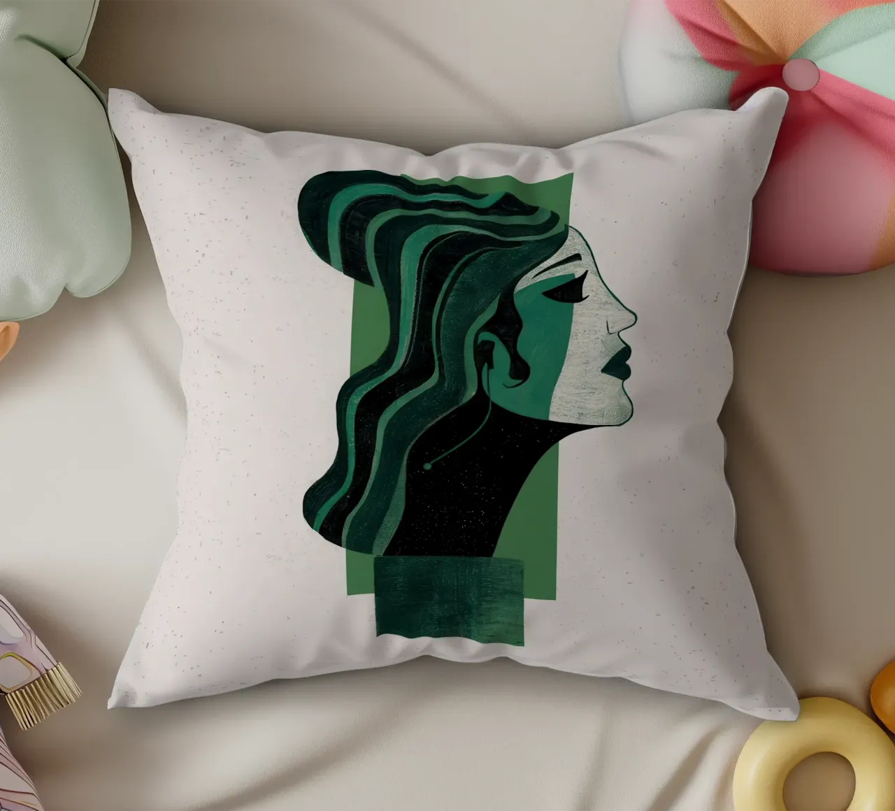 Profilo di Emerald Poise cuscino da Katarsis Mann