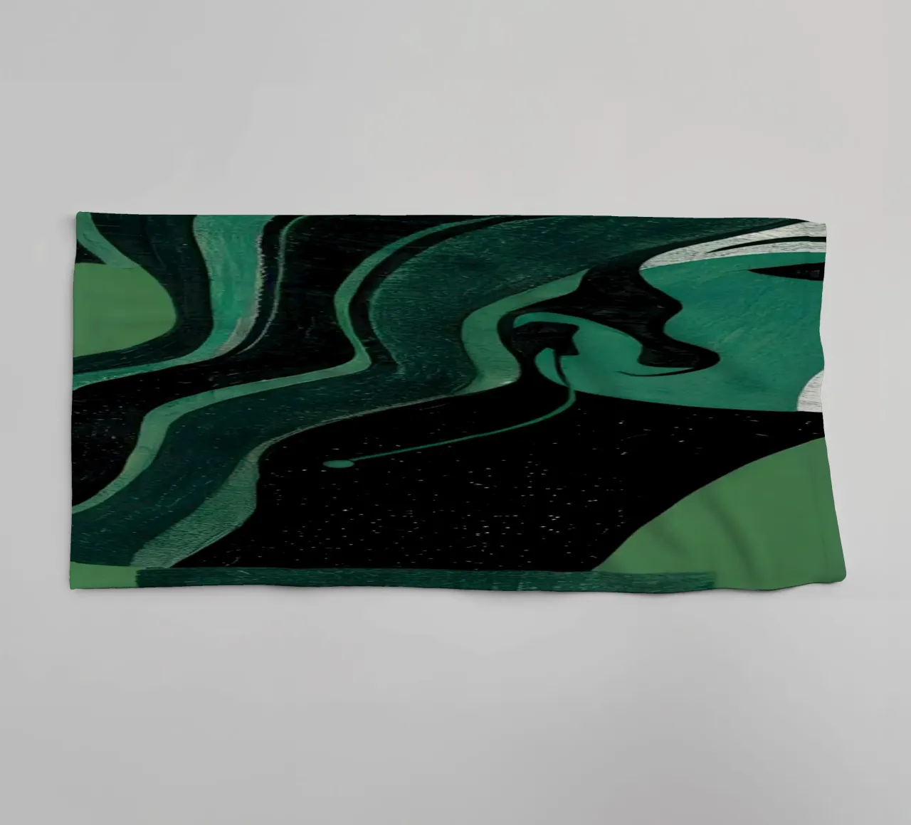 Profilo di Emerald Poise asciugamano da bagno da Katarsis Mann