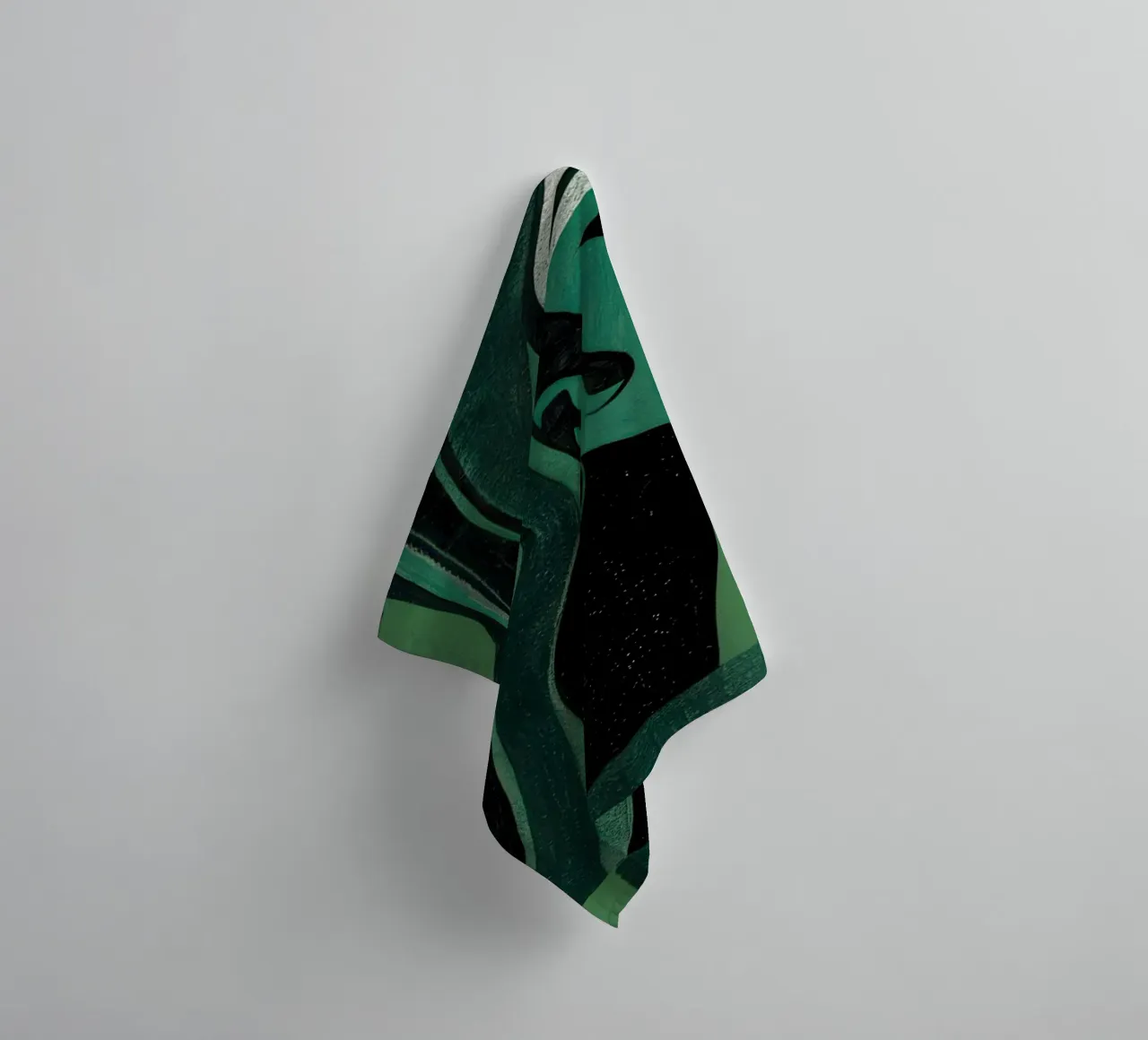 Profilo di Emerald Poise asciugamano da bagno da Katarsis Mann