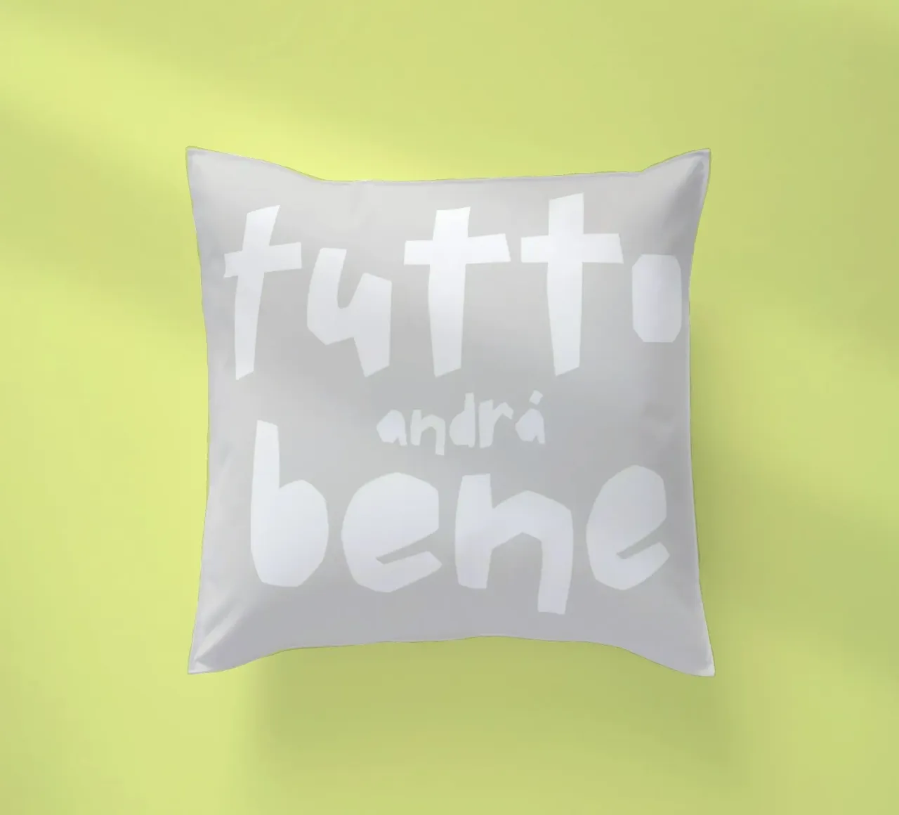 Tutto Andrá bene cuscino da PurePeachStudio