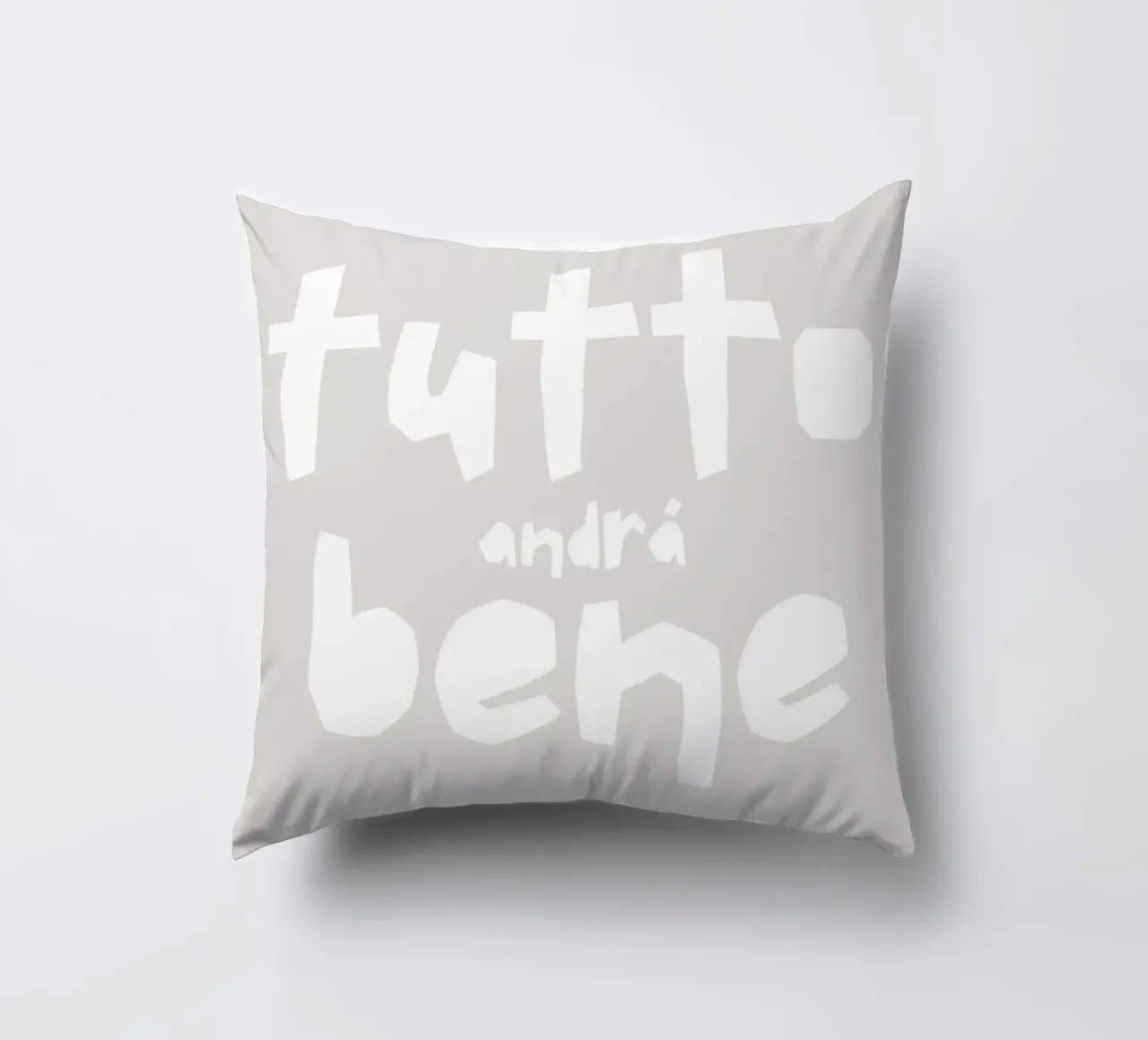 Tutto Andrá bene cuscino da PurePeachStudio