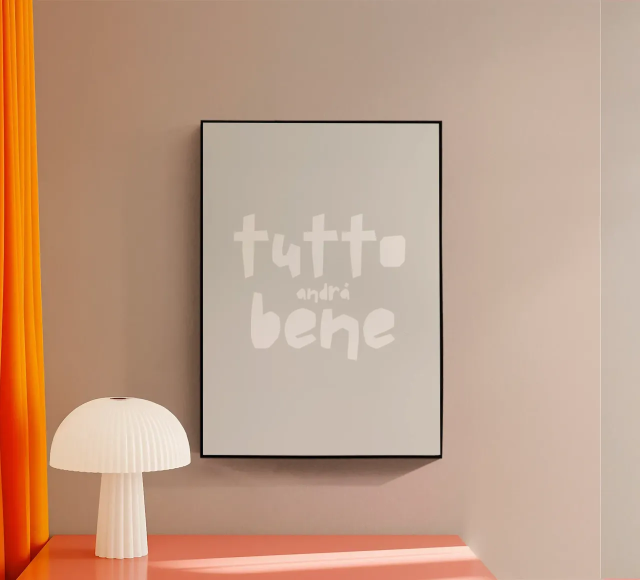 Tutto Andrá bene plexiglass da PurePeachStudio