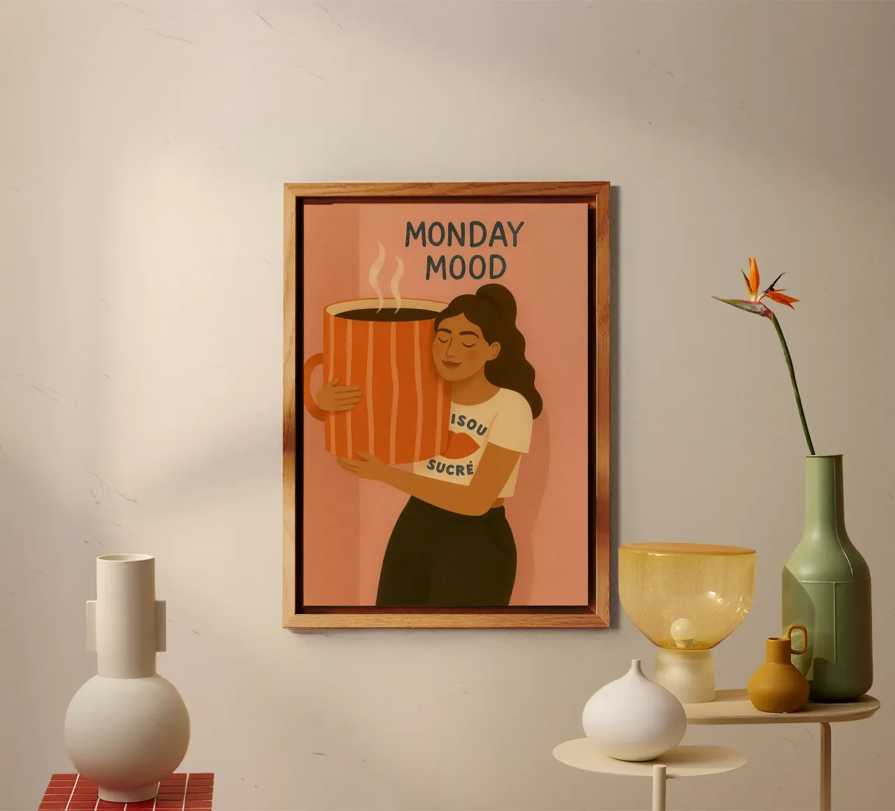 Monday Mood No. 2 alluminio dibond da PurePeachStudio