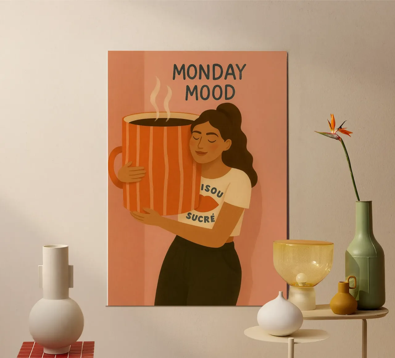 Monday Mood No. 2 alluminio dibond da PurePeachStudio