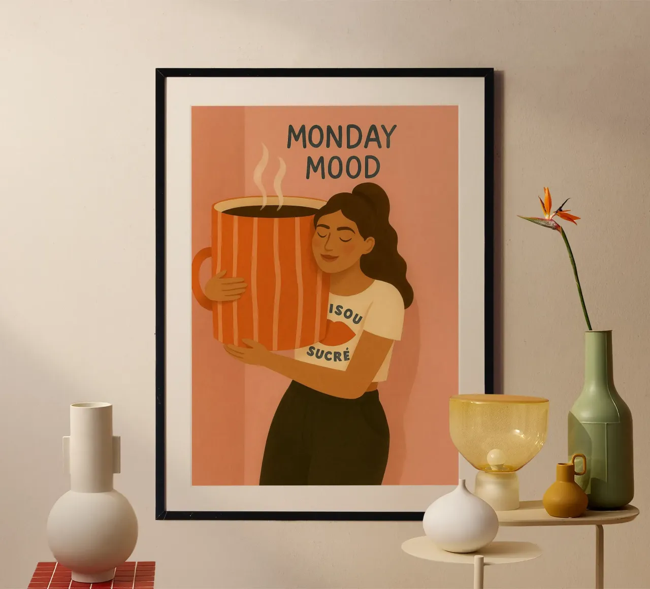Monday Mood No. 2 carta hahnemühle da PurePeachStudio
