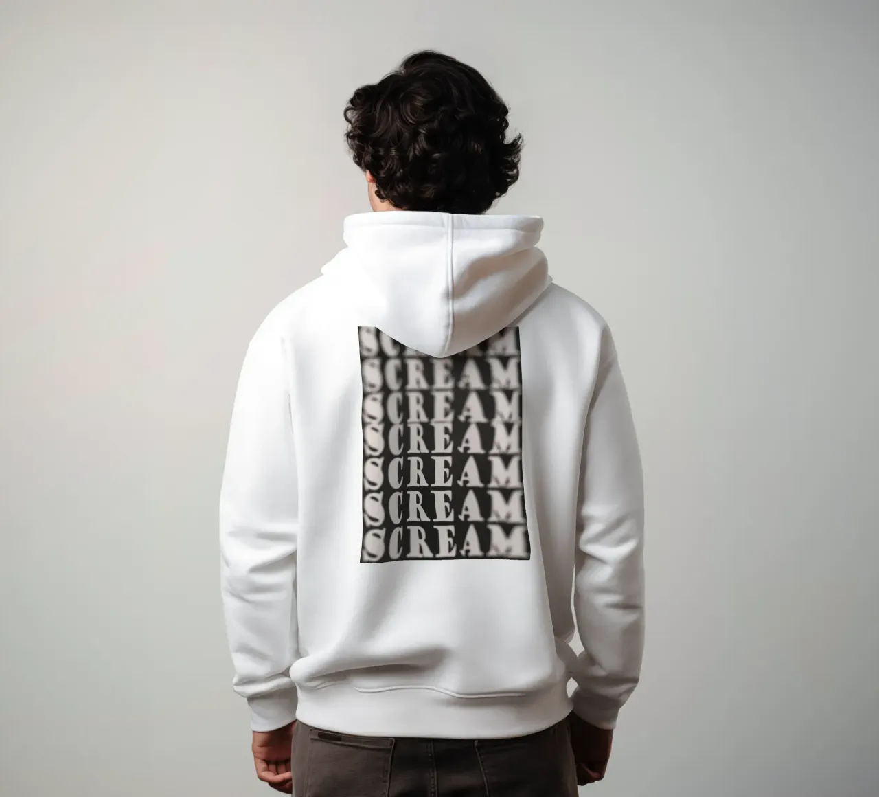 Scream felpa con cappuccio da PurePeachStudio