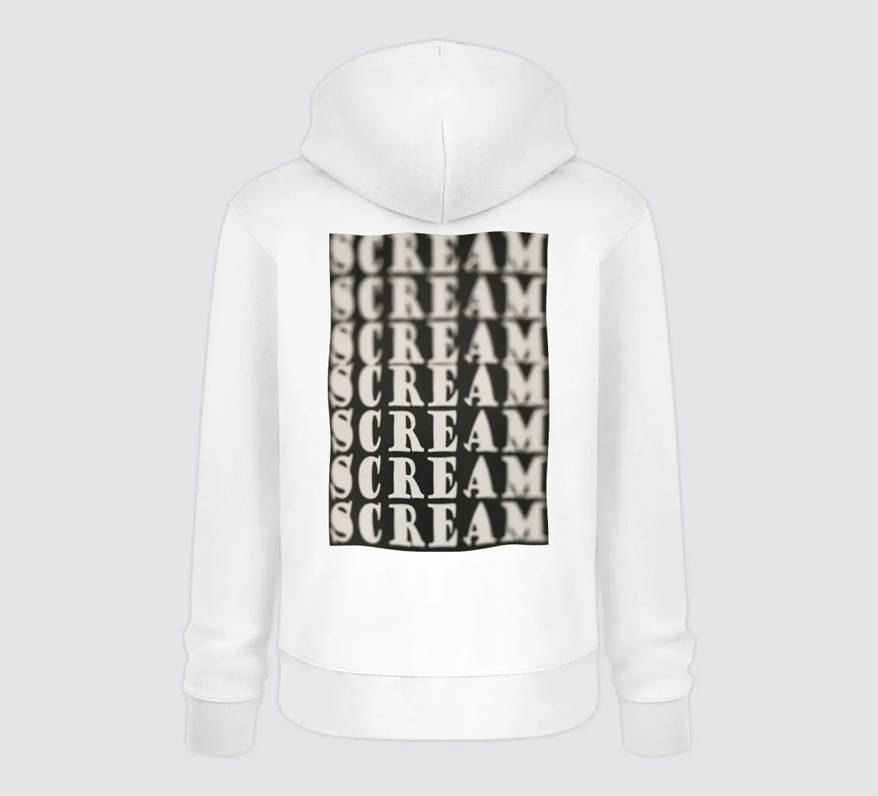 Scream felpa con cappuccio da PurePeachStudio