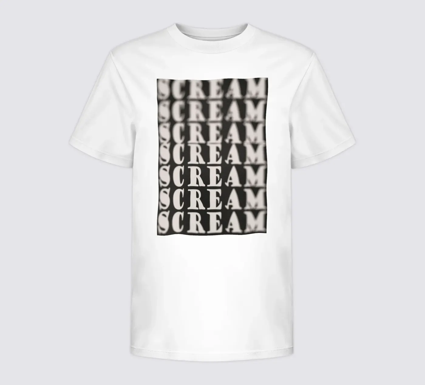 Scream t-shirt bambini da PurePeachStudio