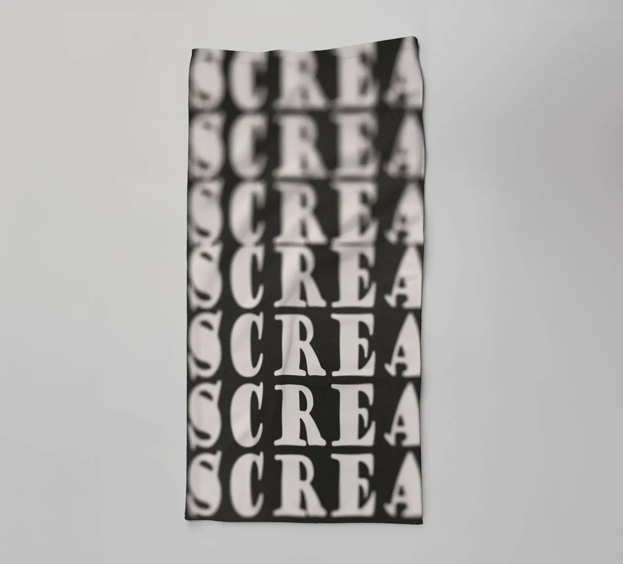 Scream asciugamano da bagno da PurePeachStudio