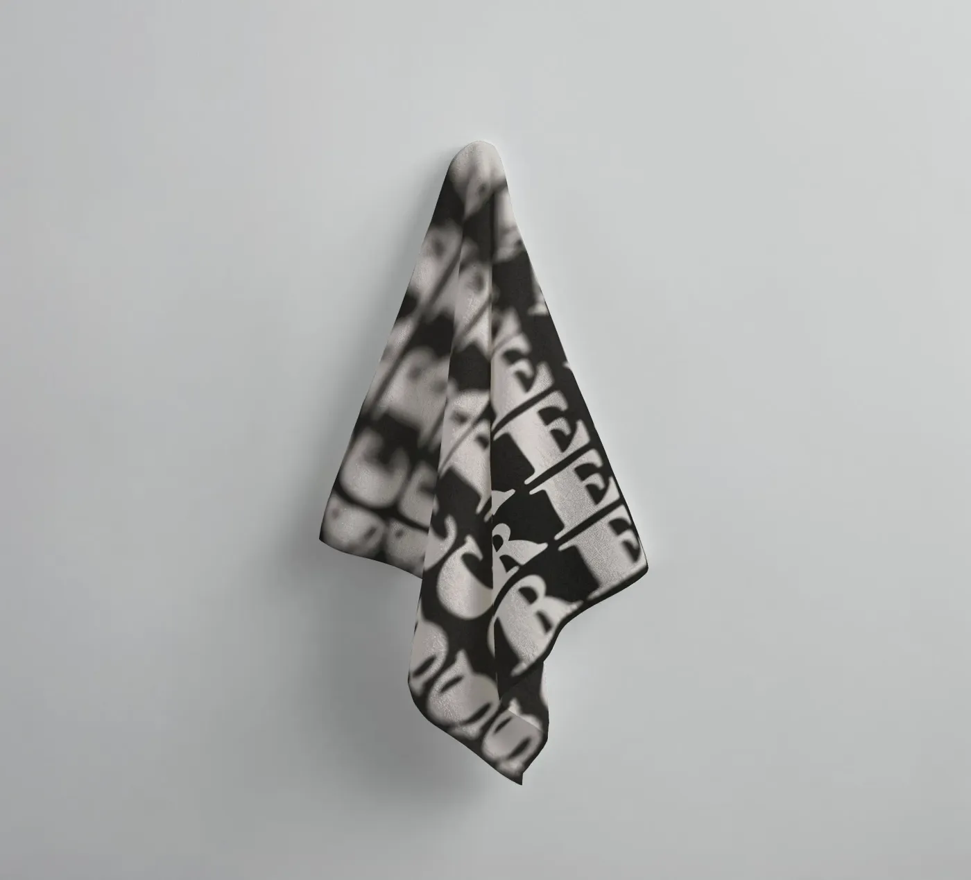 Scream towel by PurePeachStudio