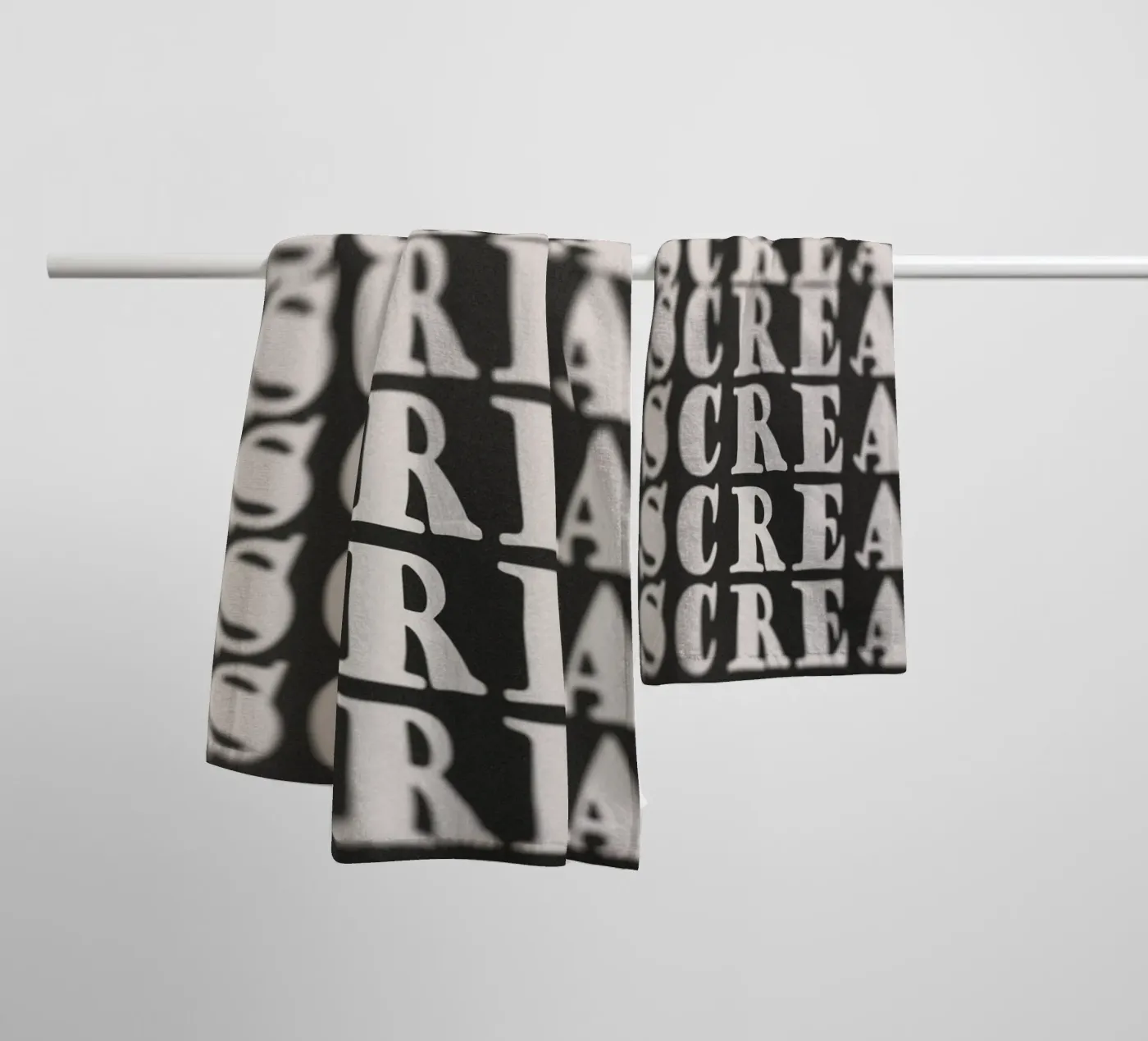 Scream towel by PurePeachStudio