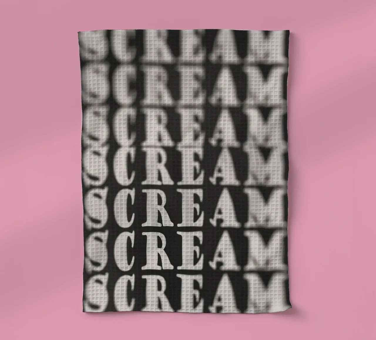 Scream canovaccio da cucina da PurePeachStudio