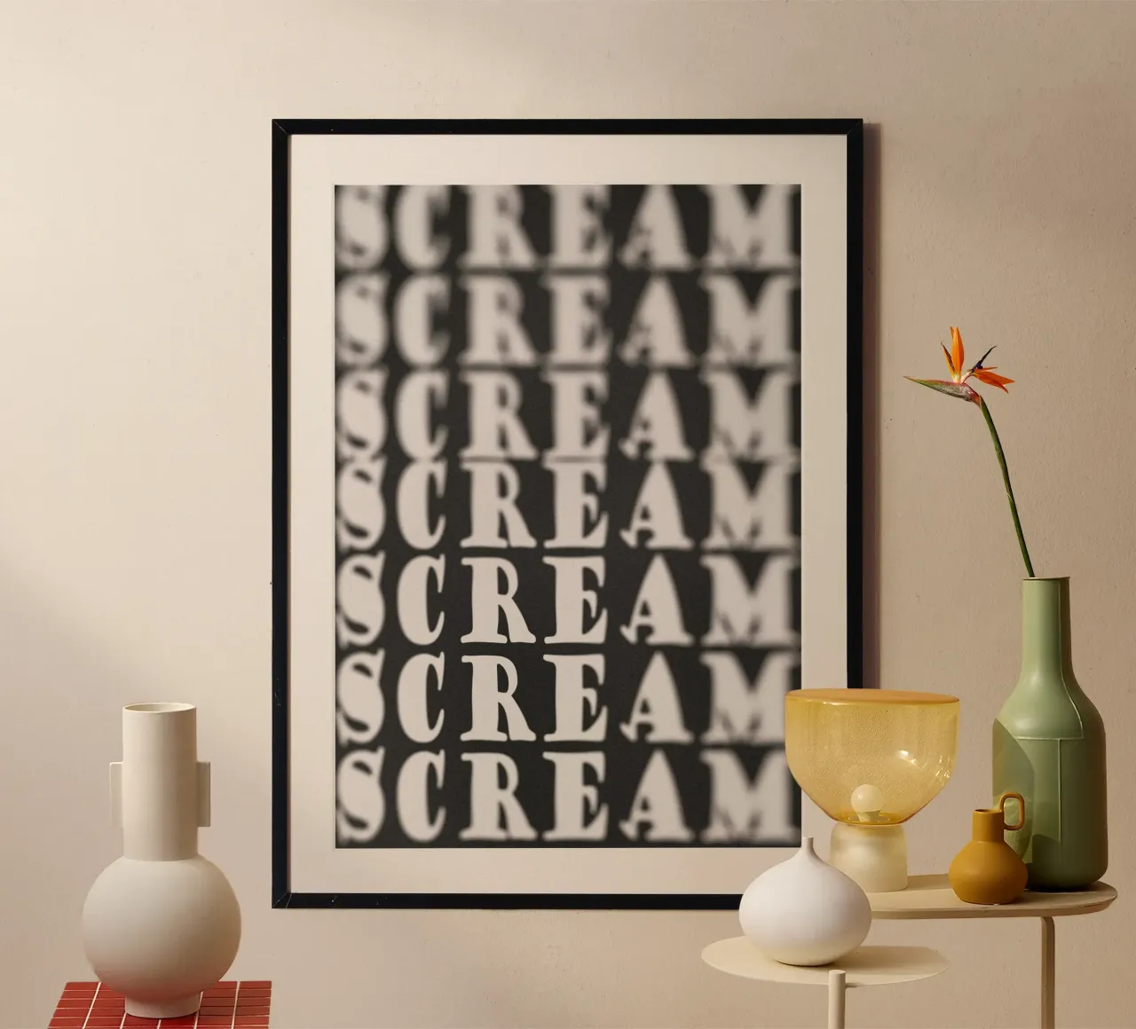 Scream carta hahnemühle da PurePeachStudio