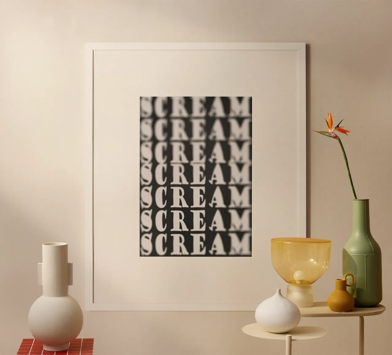 Scream carta hahnemühle da PurePeachStudio