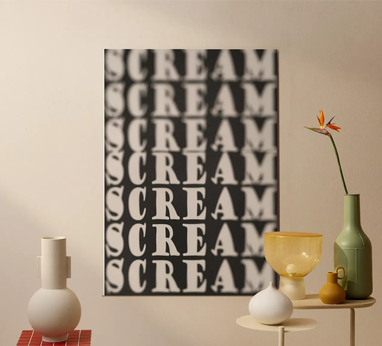 Scream carta hahnemühle da PurePeachStudio