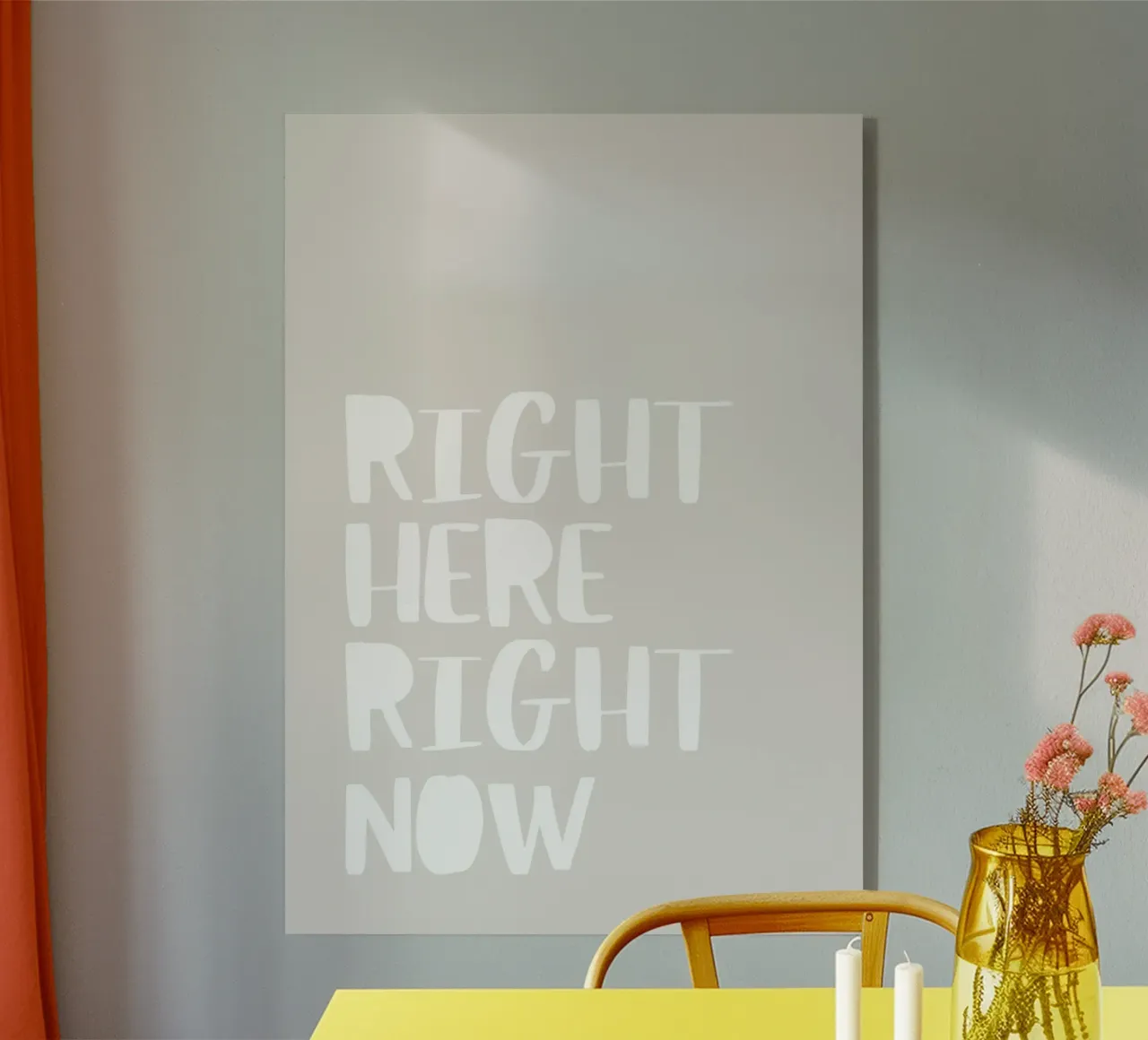 Right Here. Right Now. plexiglass da PurePeachStudio