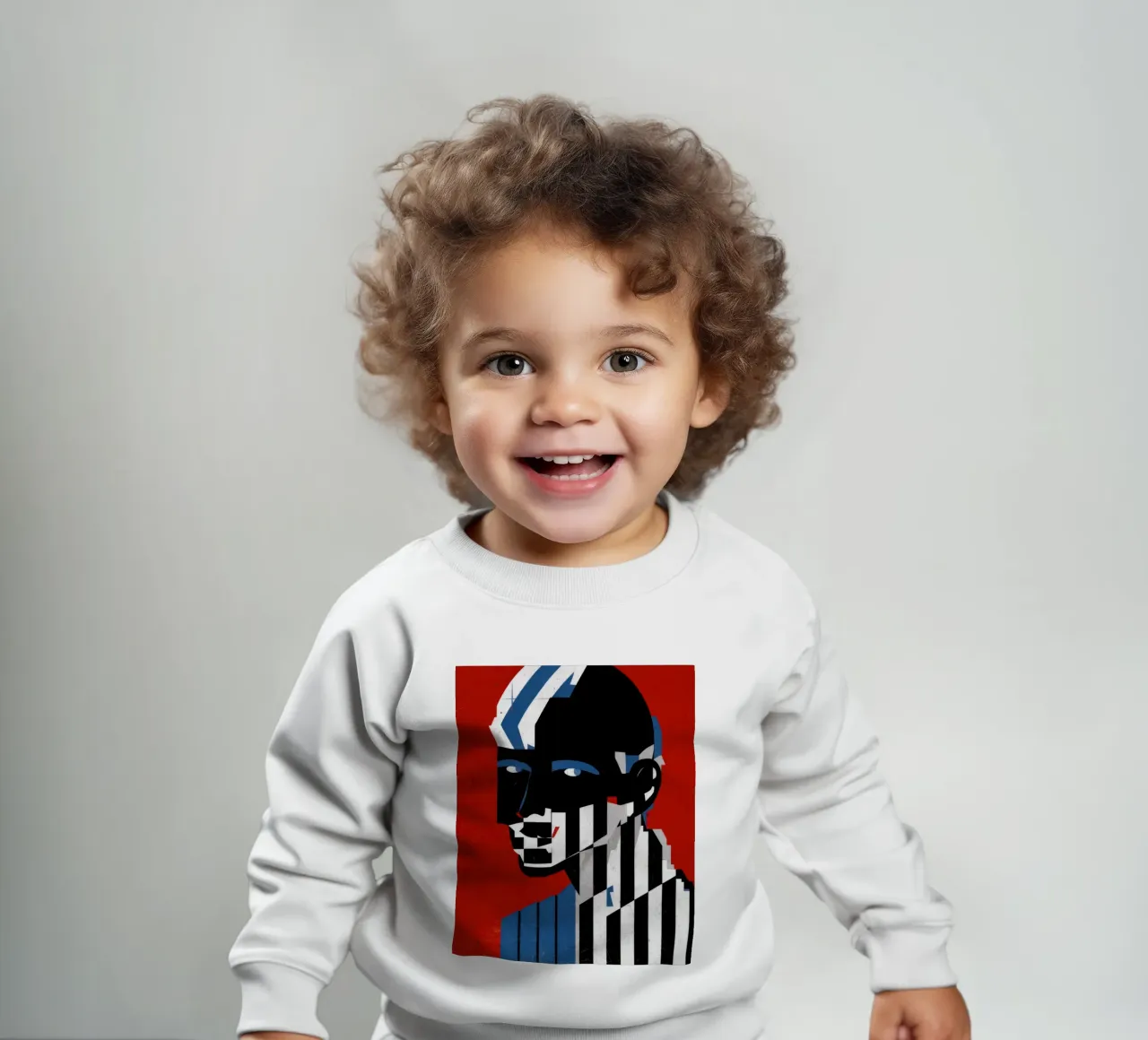 Striscia d'identità Op Art felpa neonato da Katarsis Mann