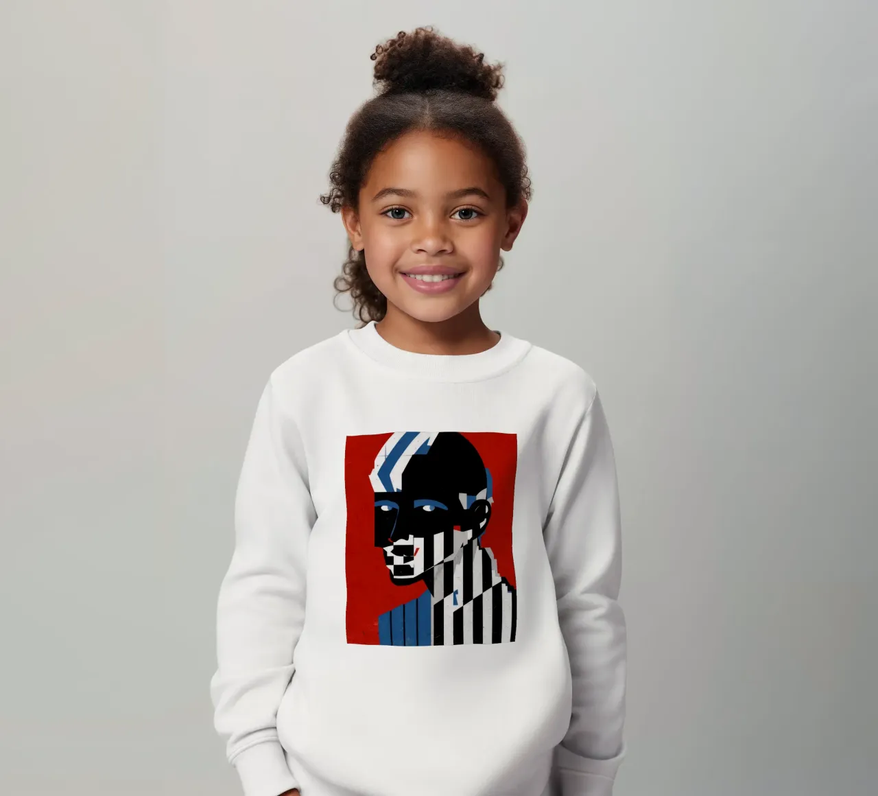 Striscia d'identità Op Art felpa bambino da Katarsis Mann