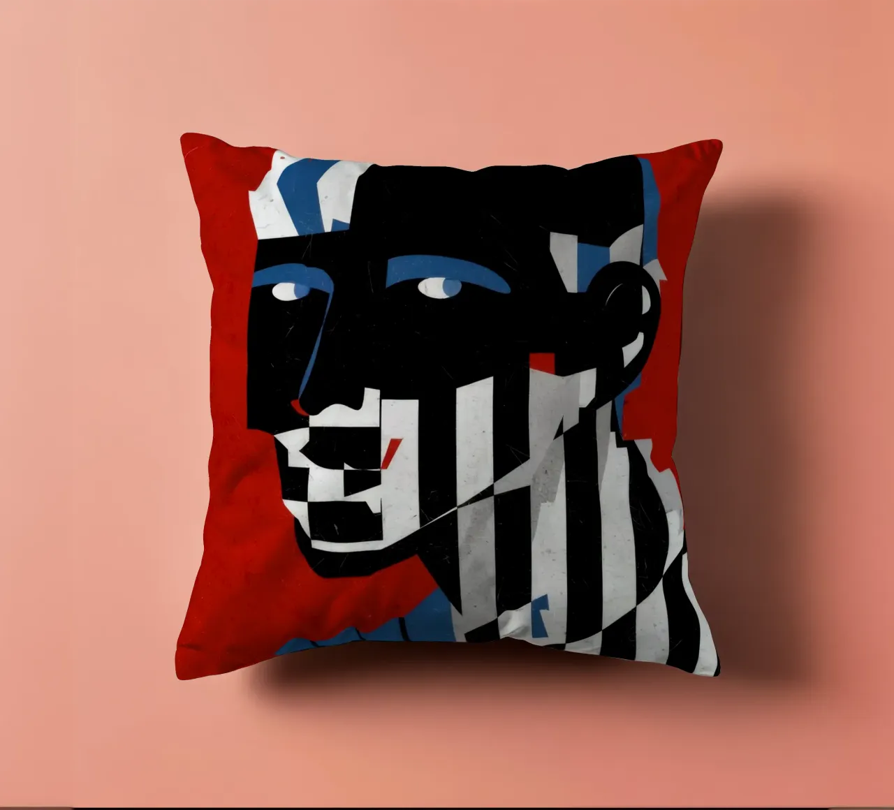 Striscia d'identità Op Art cuscino da Katarsis Mann
