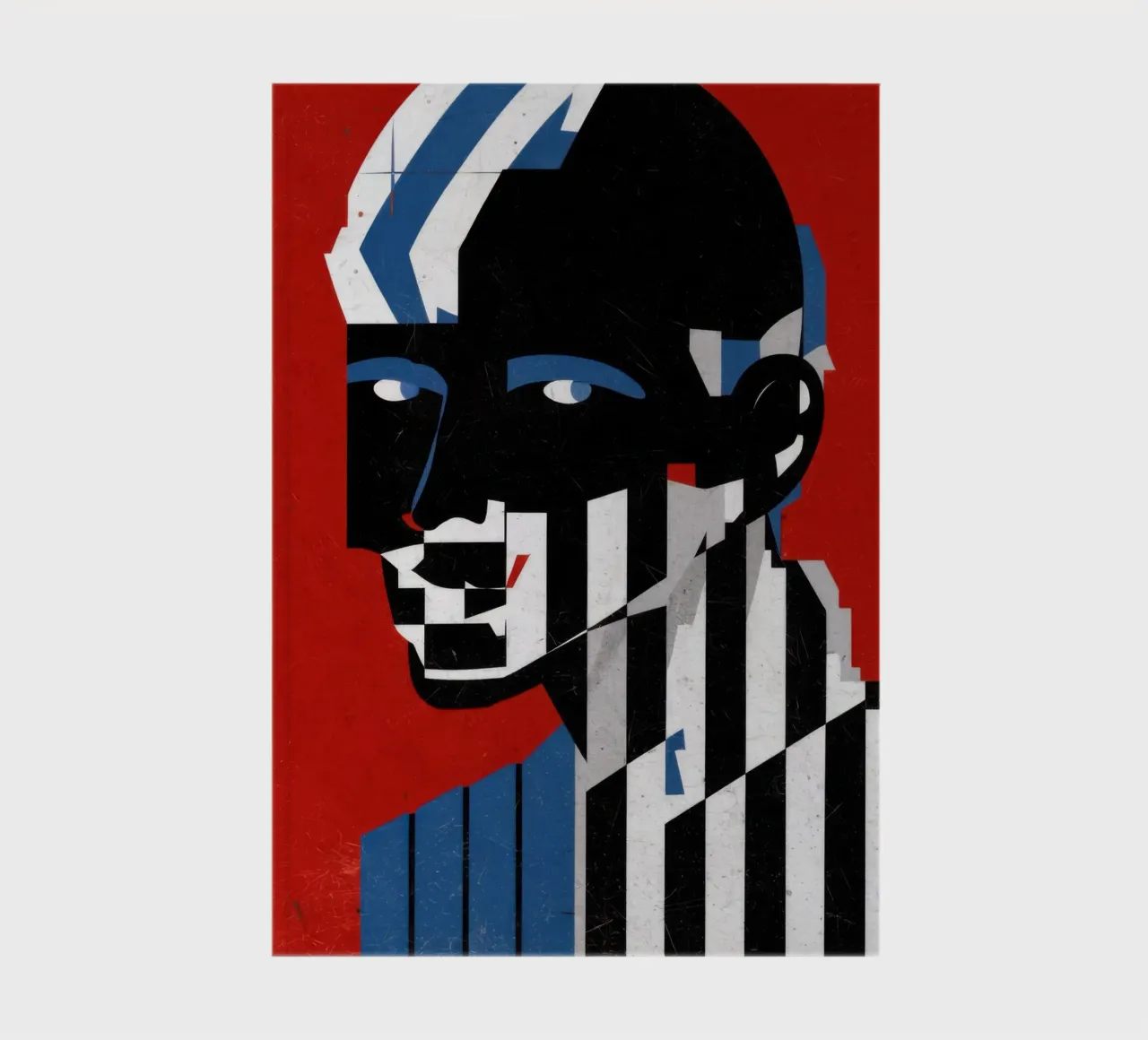 Op Art Identity Stripe notebook by Katarsis Mann