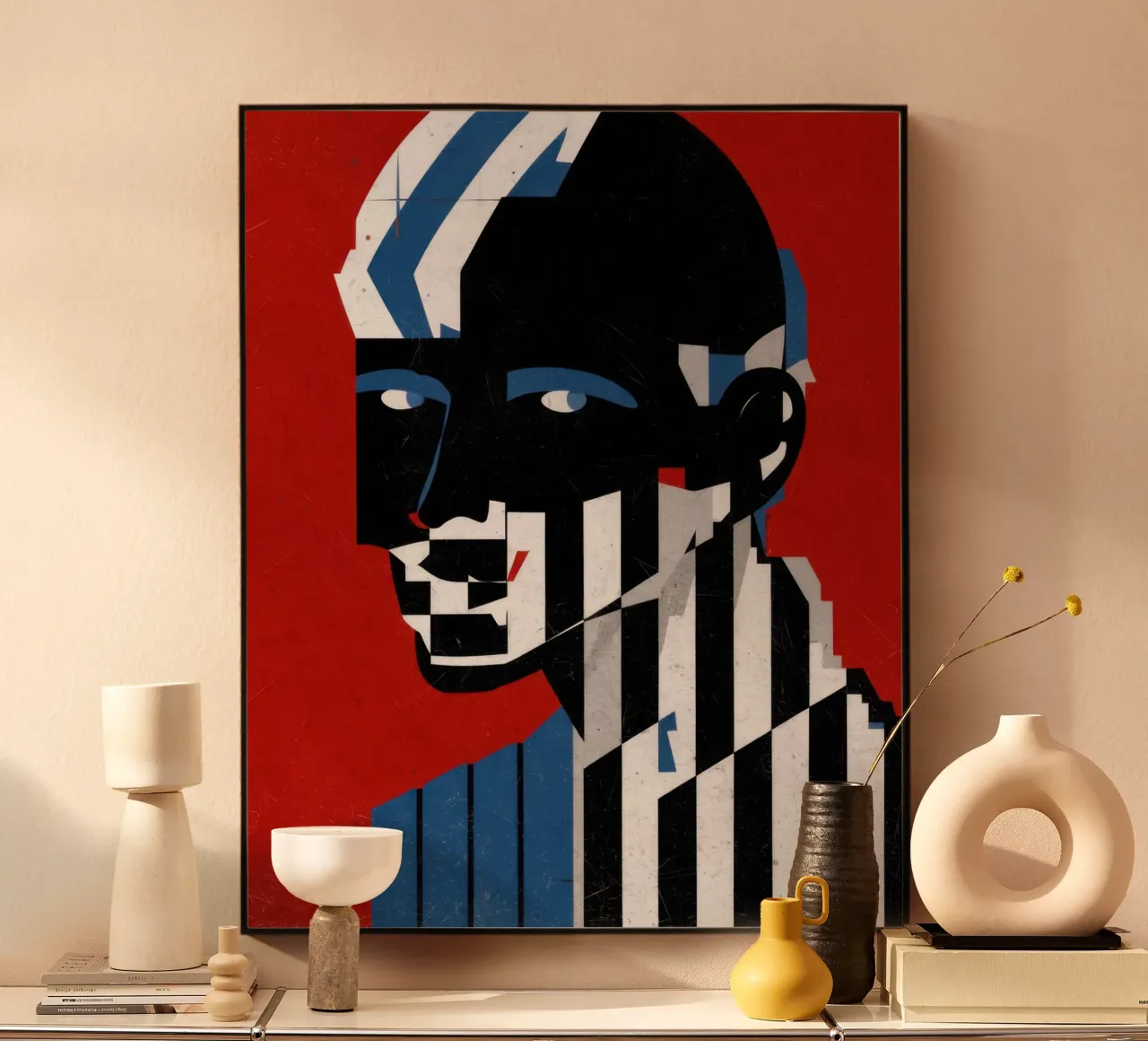 Striscia d'identità Op Art plexiglass da Katarsis Mann