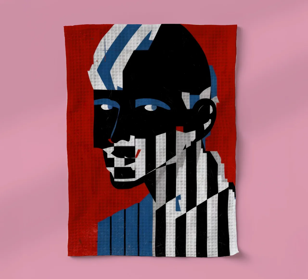 Striscia d'identità Op Art canovaccio da cucina da Katarsis Mann