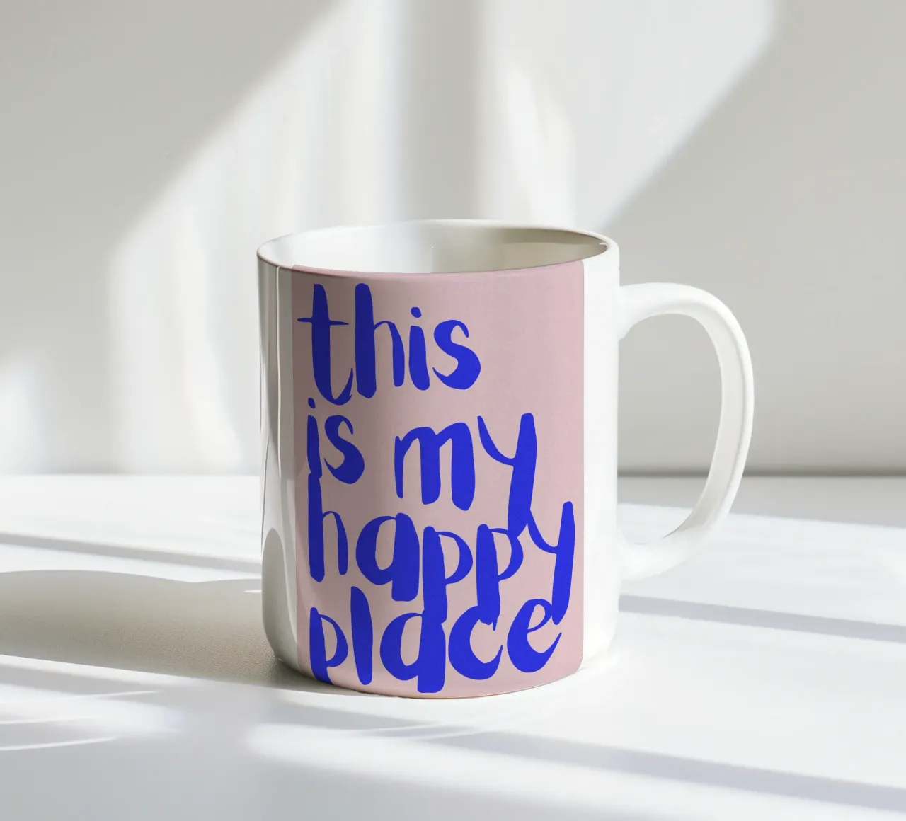 This is my happy place tazza in ceramica da PurePeachStudio