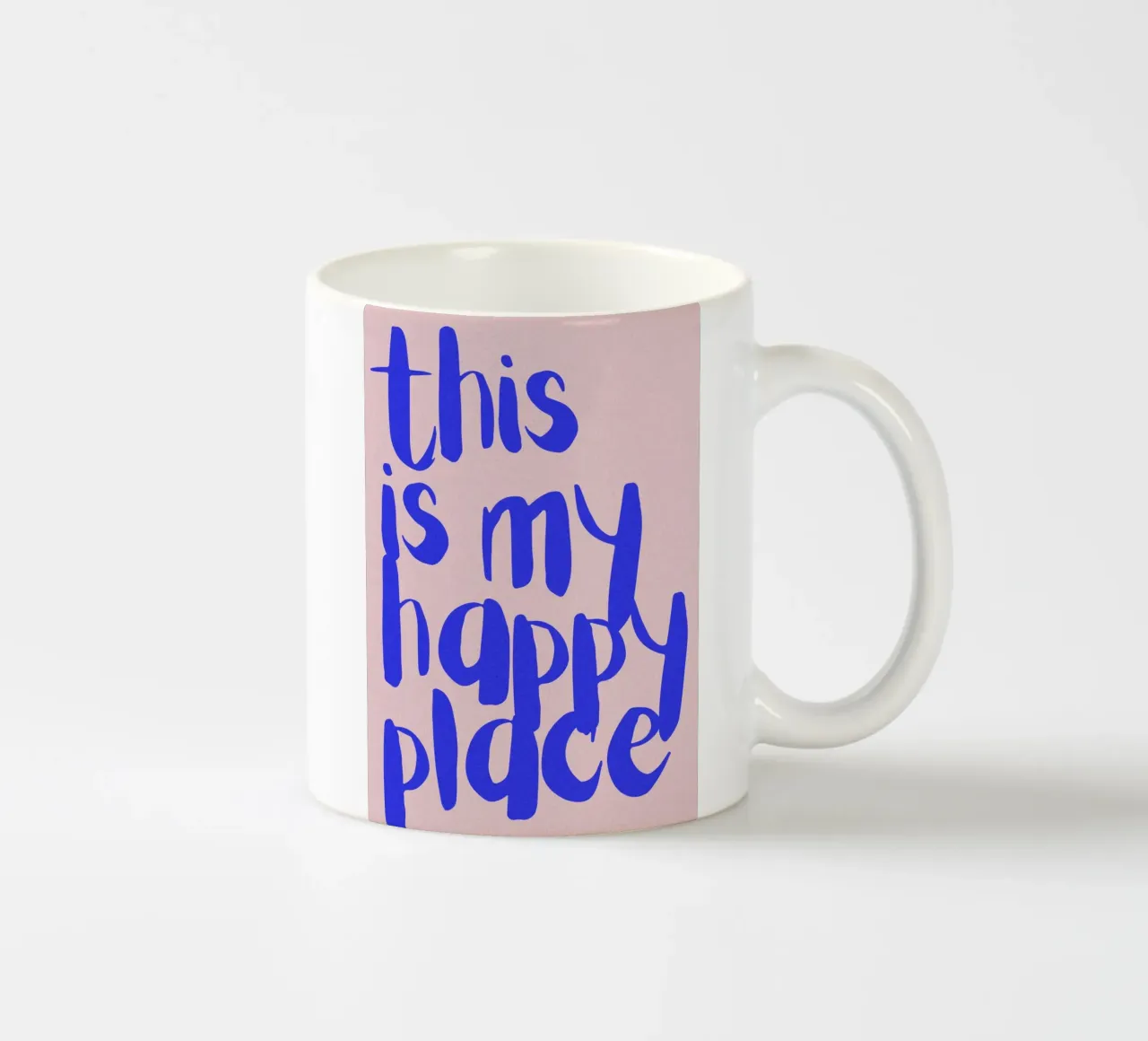 This is my happy place tazza in ceramica da PurePeachStudio