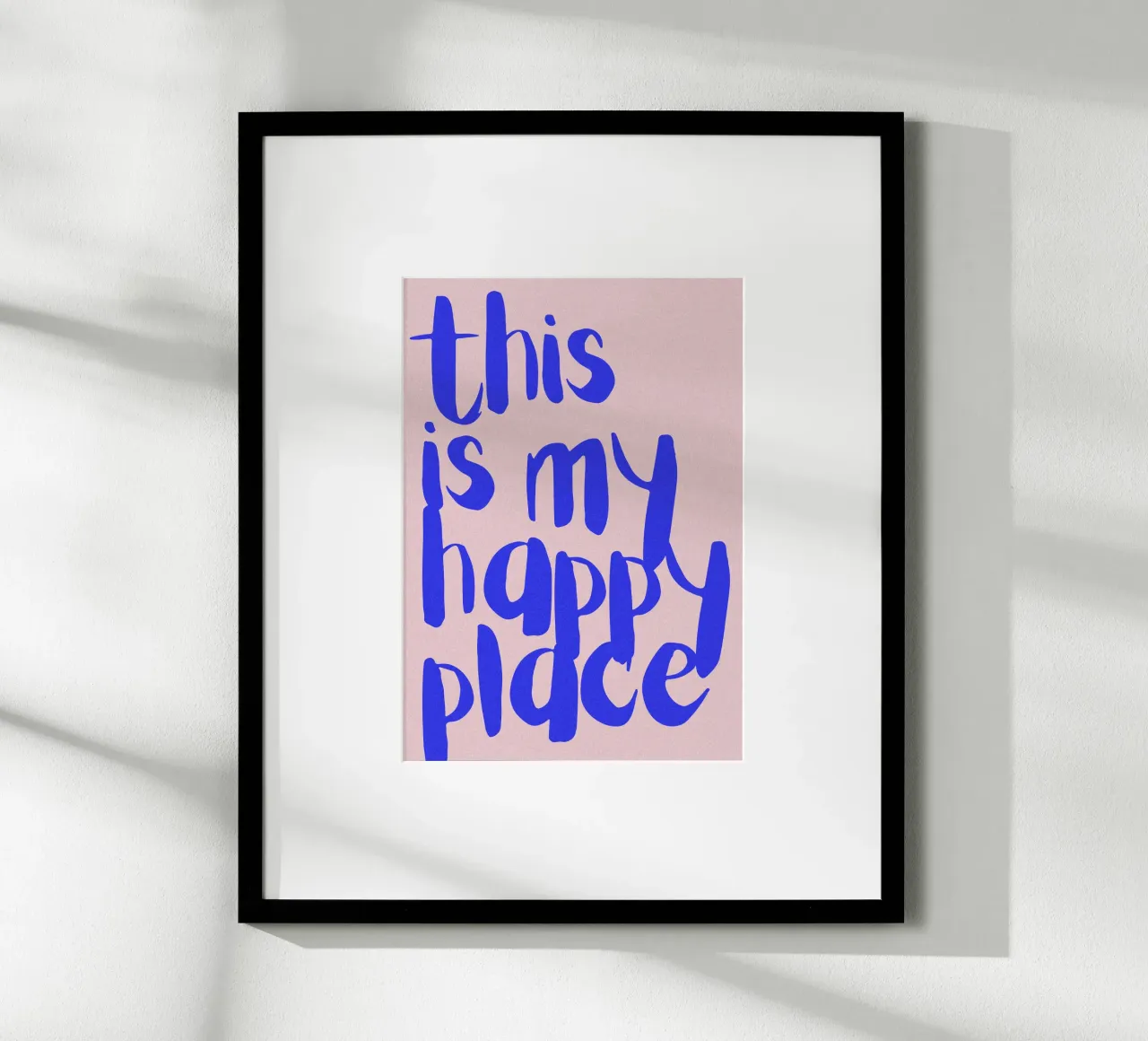 This is my happy place carta hahnemühle da PurePeachStudio