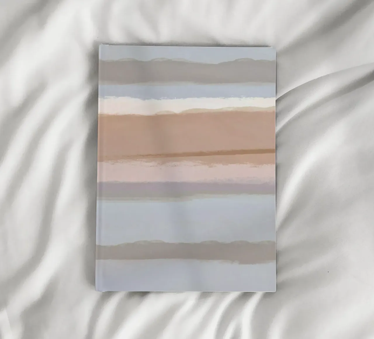 Strips 6A | Minimal Pastel Blues notebook by sabidussi