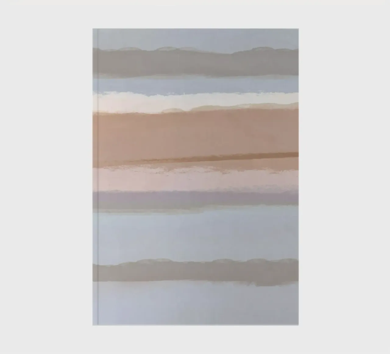 Strips 6A | Minimal Pastel Blues notebook by sabidussi