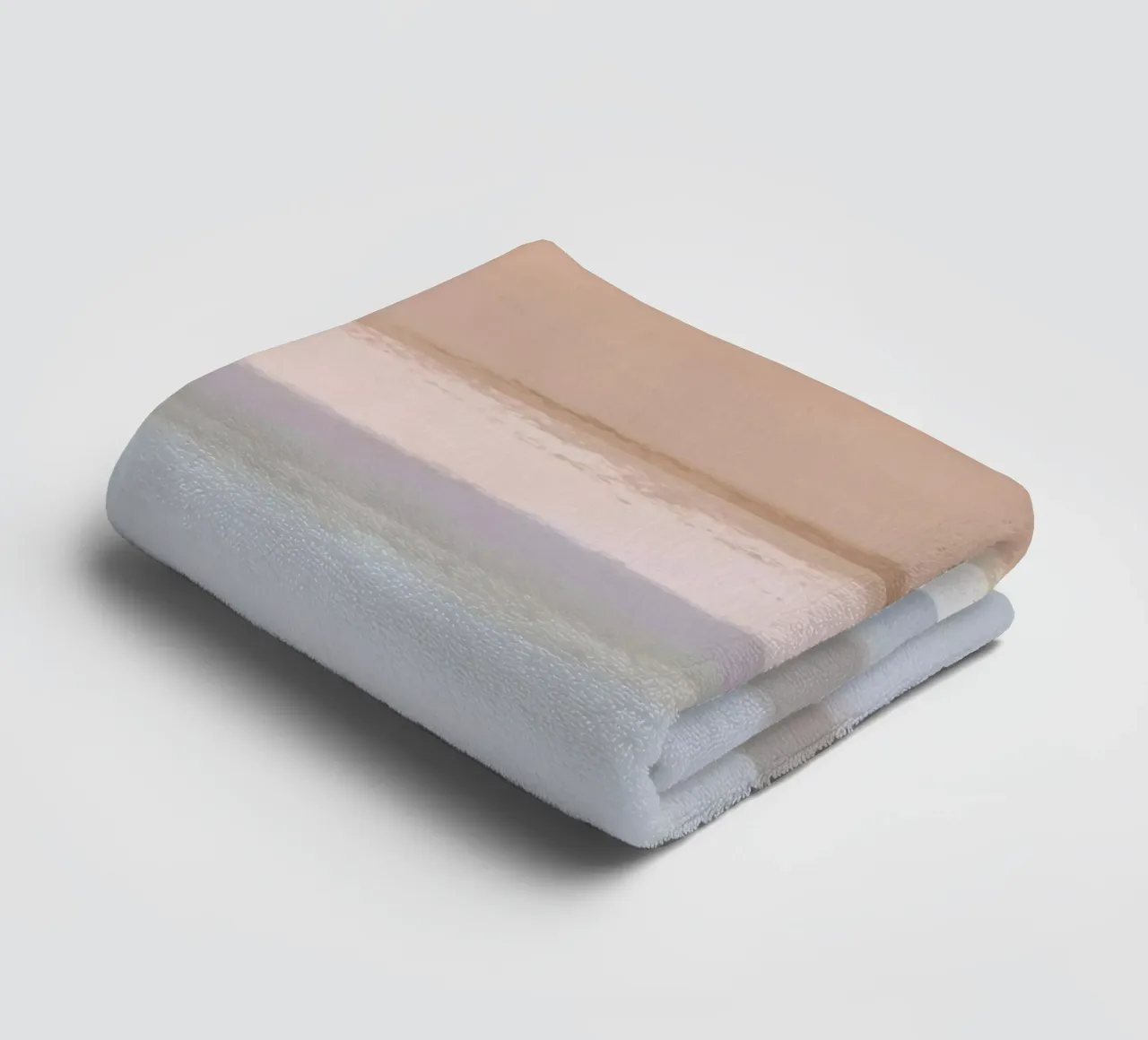 Strips 6A | Minimal Pastel Blues towel by sabidussi