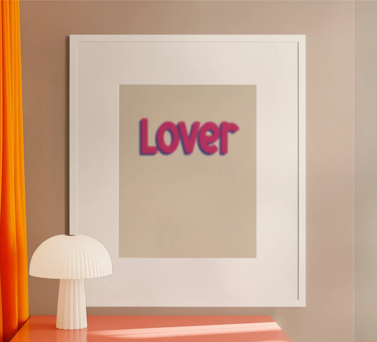 Lover poster da PurePeachStudio